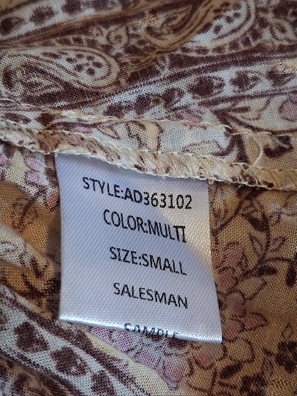 Sadie & Sage Rosey Tea Button Down Maxi Skirt Sm Boho Chic Festival - Picture 11 of 11
